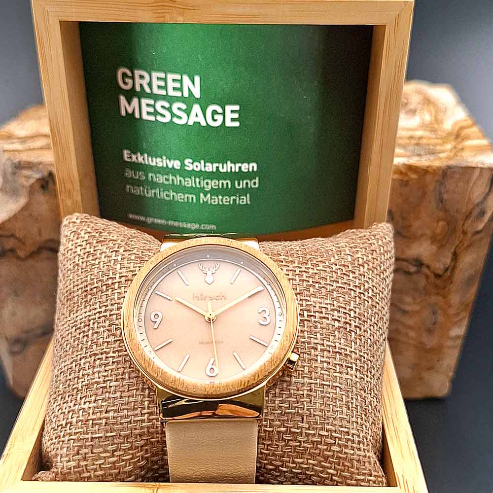 Hirsch_Green-Message_Damenuhr_beige_hell_03 Hirsch_Green-Message_Damenuhr_beige_hell_03