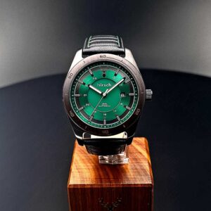 Forest Flame – Green Message Solaruhr für Herren in Grün mit Solarantrieb - Frontansicht