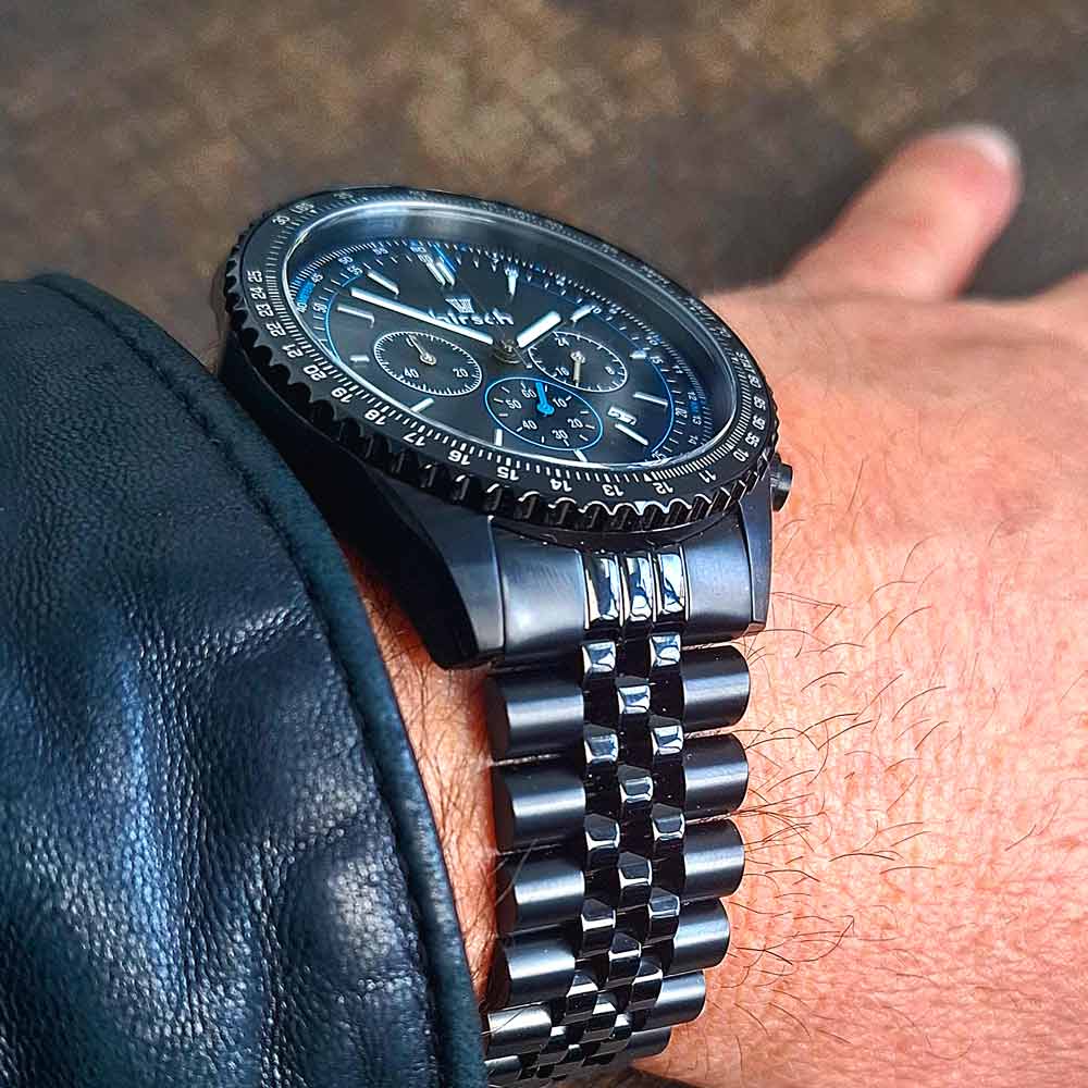 Hirsch – Fliegerchrono – Schwarz 06 Hirsch – Fliegerchrono – Schwarz 06